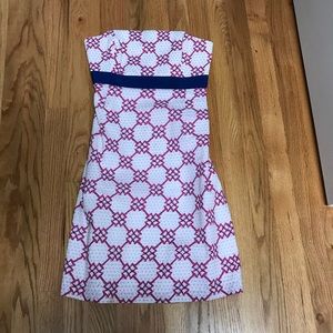 Vineyard Vines Strapless Derby Dress